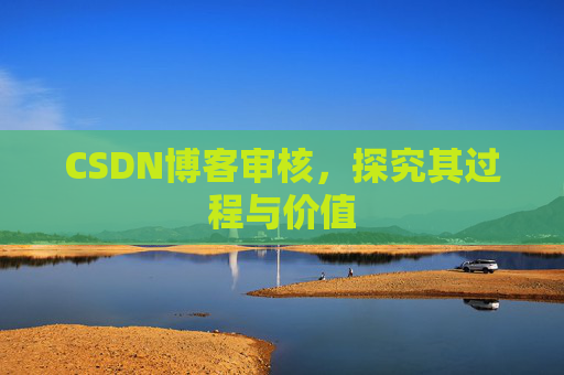 CSDN博客审核,探究其过程与价值